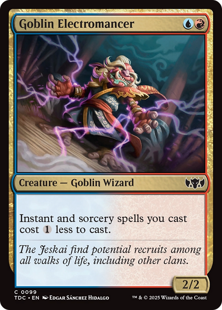 Goblin Electromancer [Tarkir: Dragonstorm Commander] | Rock City Comics