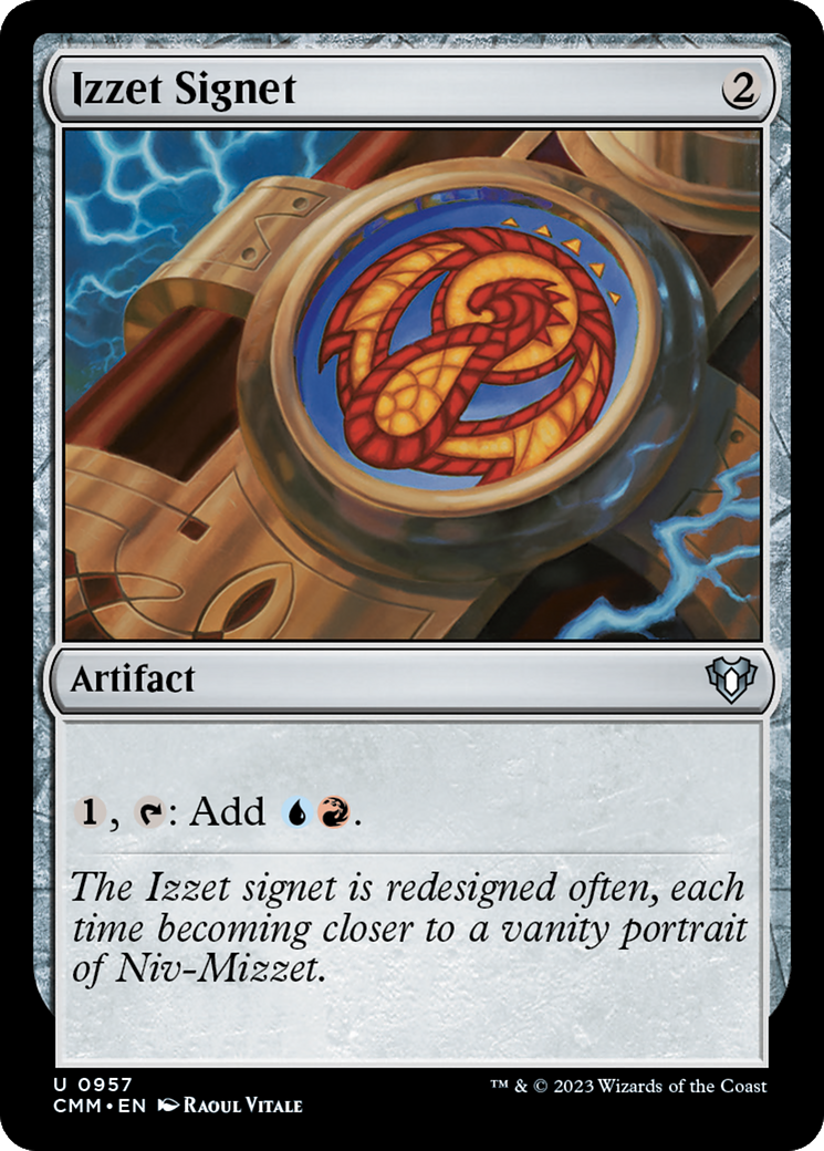 Izzet Signet [Commander Masters] | Rock City Comics