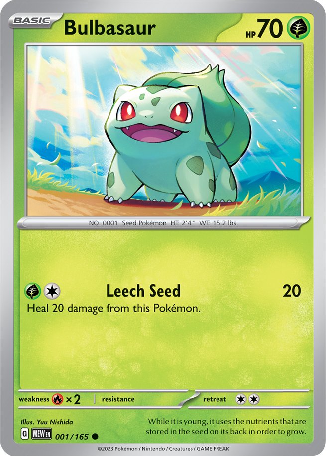 Bulbasaur (001/165) [Scarlet & Violet: 151] | Rock City Comics