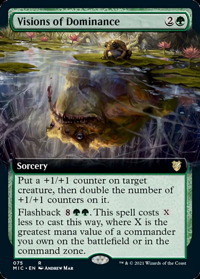 Visions of Dominance (Extended Art) [Innistrad: Midnight Hunt Commander] | Rock City Comics