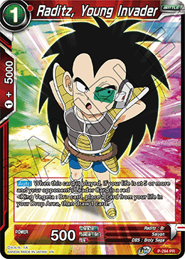 Raditz, Young Invader (P-294) [Tournament Promotion Cards] | Rock City Comics