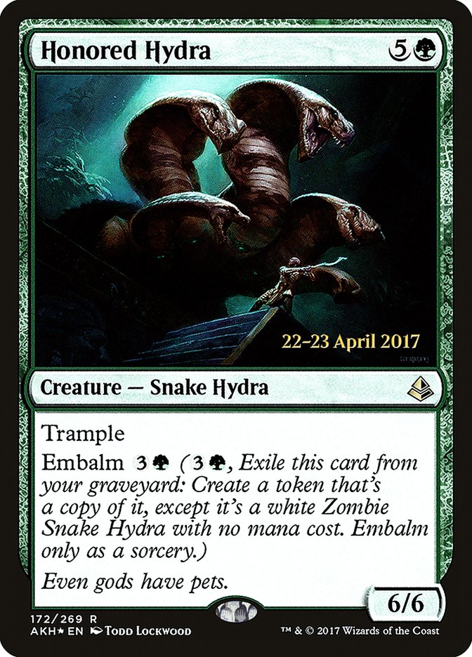 Honored Hydra [Amonkhet Prerelease Promos] | Rock City Comics