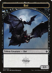 Bat // Spirit (010) Double-Sided Token [Ravnica Allegiance Guild Kit Tokens] | Rock City Comics