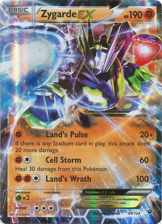 Zygarde EX (54/124) (Jumbo Card) [XY: Fates Collide] | Rock City Comics