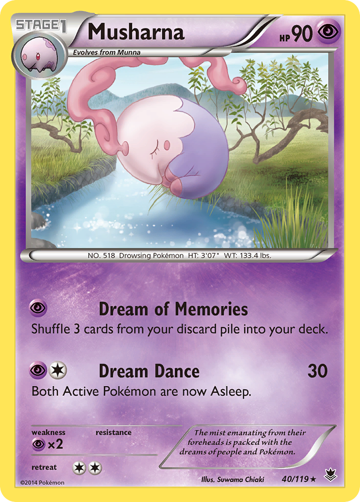 Musharna (40/119) [XY: Phantom Forces] | Rock City Comics