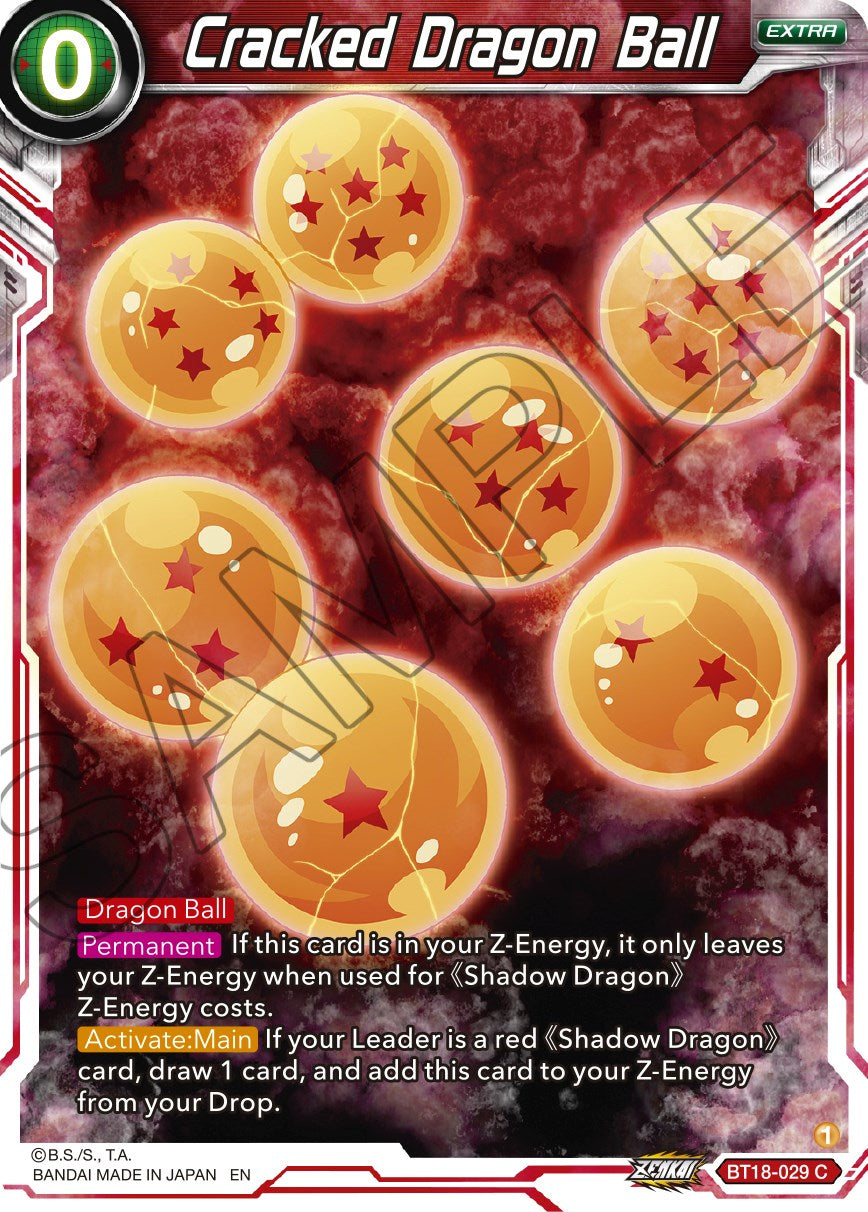 Cracked Dragon Ball (BT18-029) [Dawn of the Z-Legends] | Rock City Comics