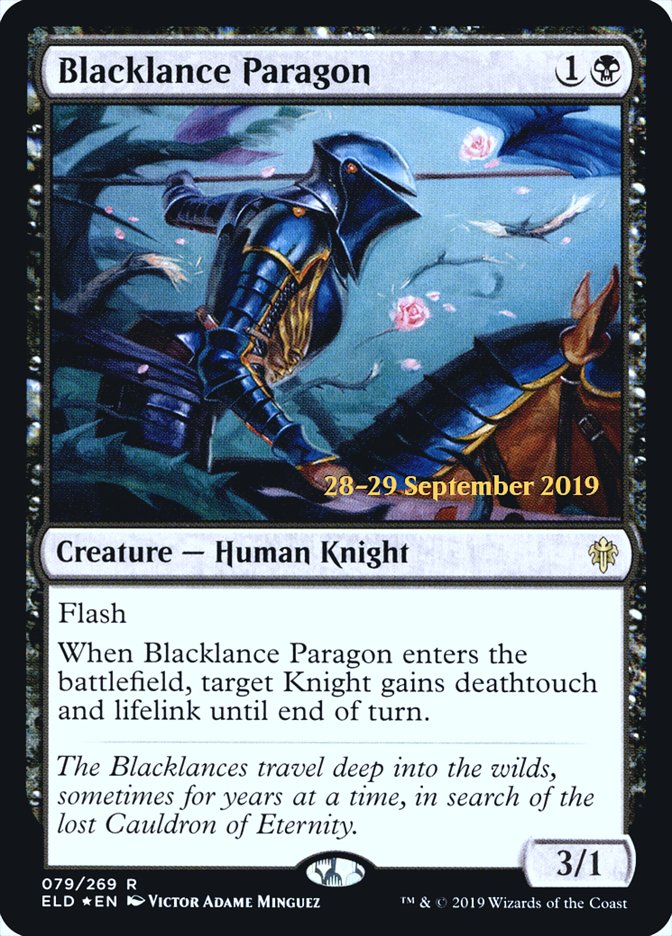 Blacklance Paragon [Throne of Eldraine Prerelease Promos] | Rock City Comics