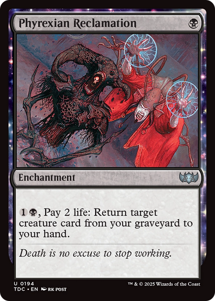 Phyrexian Reclamation [Tarkir: Dragonstorm Commander] | Rock City Comics