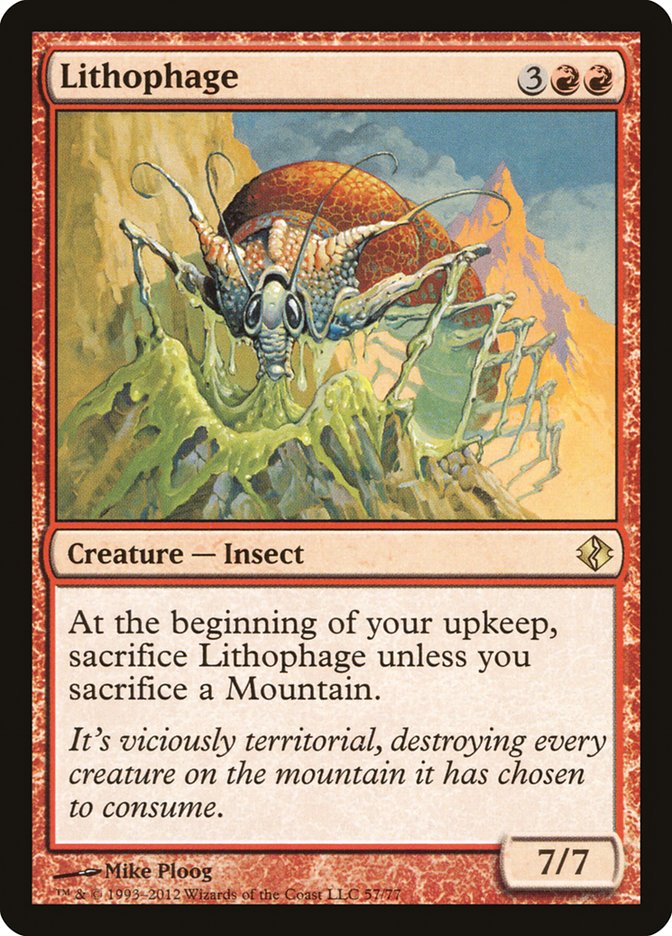 Lithophage [Duel Decks: Venser vs. Koth] | Rock City Comics