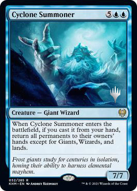 Cyclone Summoner (Promo Pack) [Kaldheim Promos] | Rock City Comics