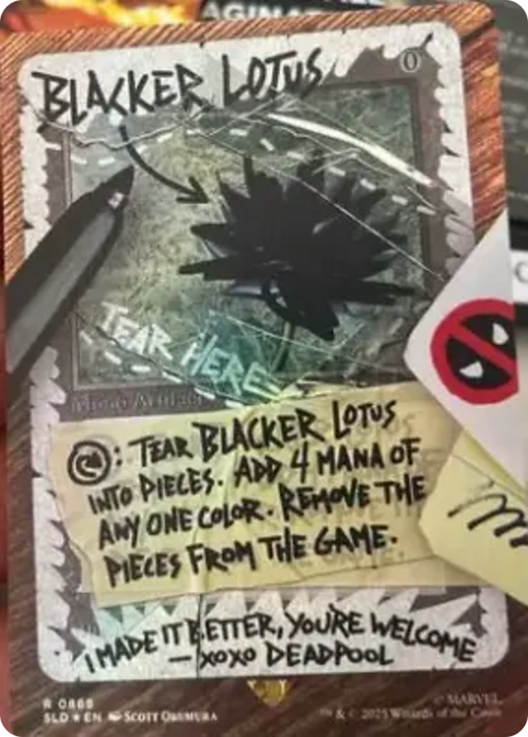 Blacker Lotus (Rainbow Foil) [Secret Lair Drop Series] | Rock City Comics