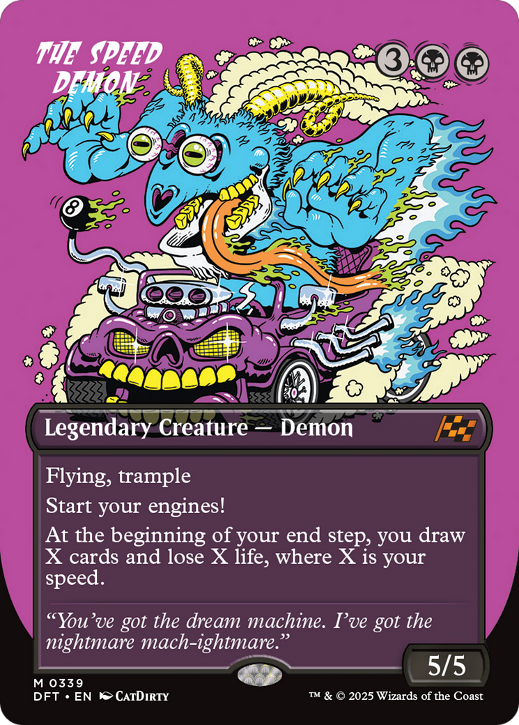 The Speed Demon (Borderless) [Aetherdrift] | Rock City Comics