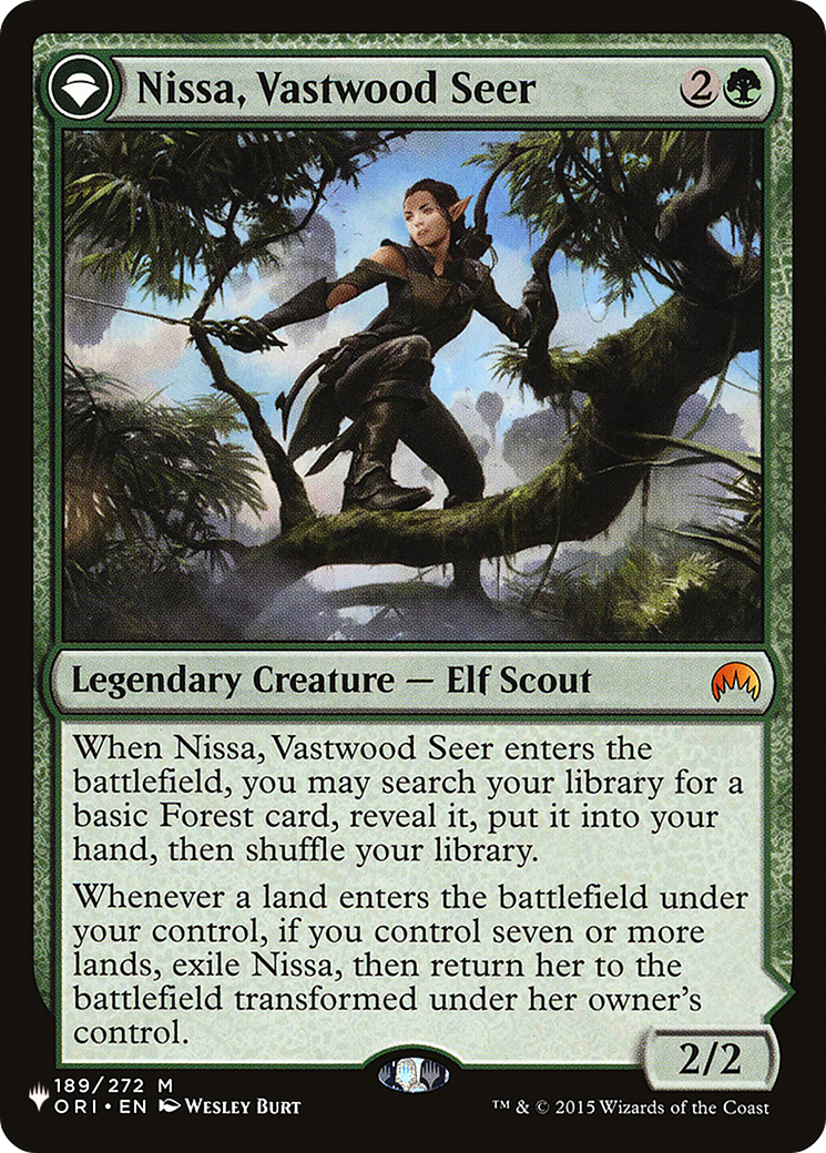 Nissa, Vastwood Seer // Nissa, Sage Animist [Secret Lair: From Cute to Brute] | Rock City Comics