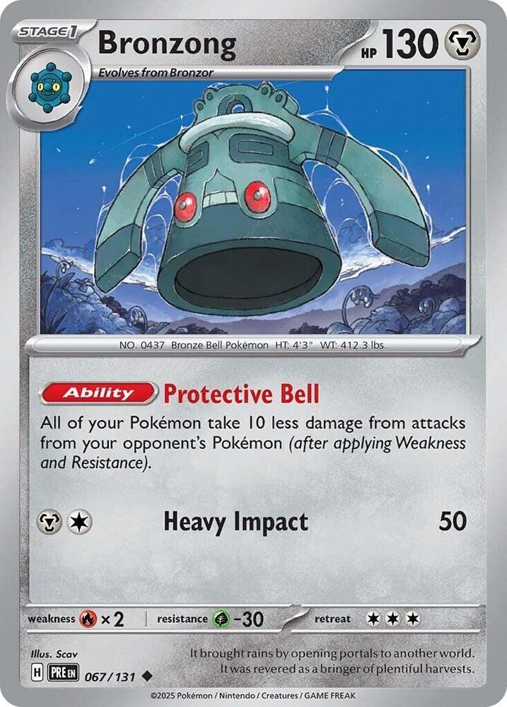 Bronzong (067/131) [Scarlet & Violet: Prismatic Evolutions] | Rock City Comics