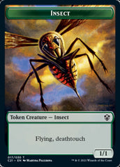 Beast (011) // Insect Double-Sided Token [Commander 2021 Tokens] | Rock City Comics