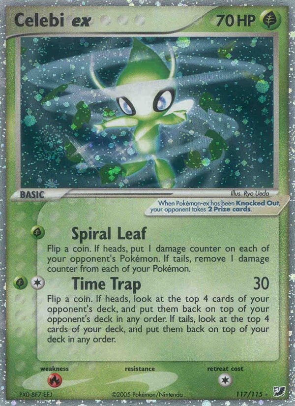 Celebi ex (117/115) [EX: Unseen Forces] | Rock City Comics