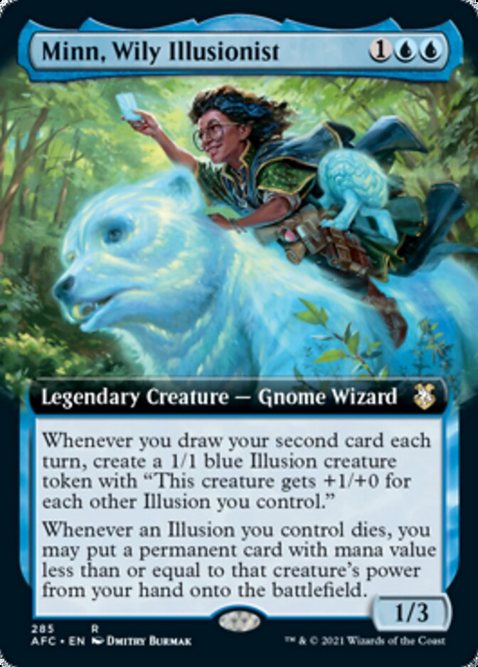 Minn, Wily Illusionist (Extended Art) [Dungeons & Dragons: Adventures in the Forgotten Realms Commander] | Rock City Comics