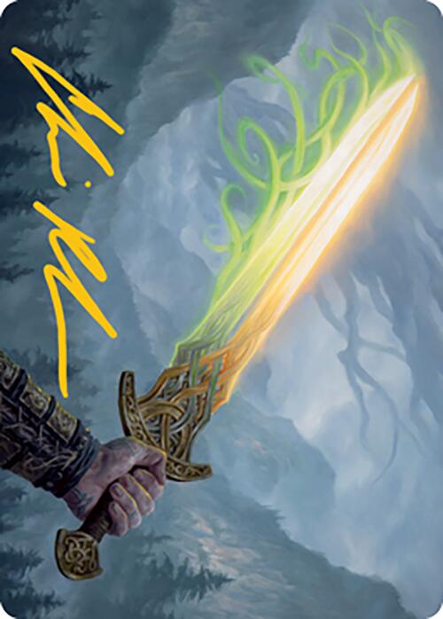 Sword of Hearth and Home Art Card (Gold-Stamped Signature) [Modern Horizons 2 Art Series] | Rock City Comics