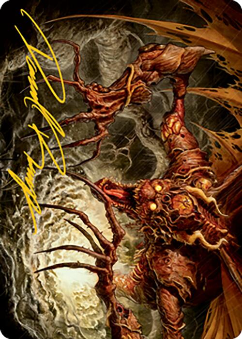 Archfiend of Sorrows Art Card (Gold-Stamped Signature) [Modern Horizons 2 Art Series] | Rock City Comics