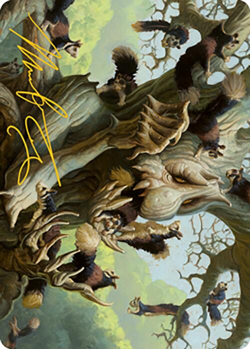 Scurry Oak Art Card (Gold-Stamped Signature) [Modern Horizons 2 Art Series] | Rock City Comics