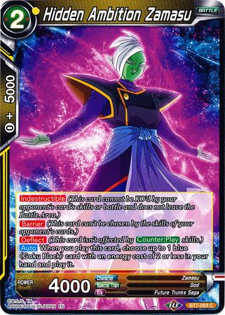 Hidden Ambition Zamasu (BT7-093) [Assault of the Saiyans] | Rock City Comics
