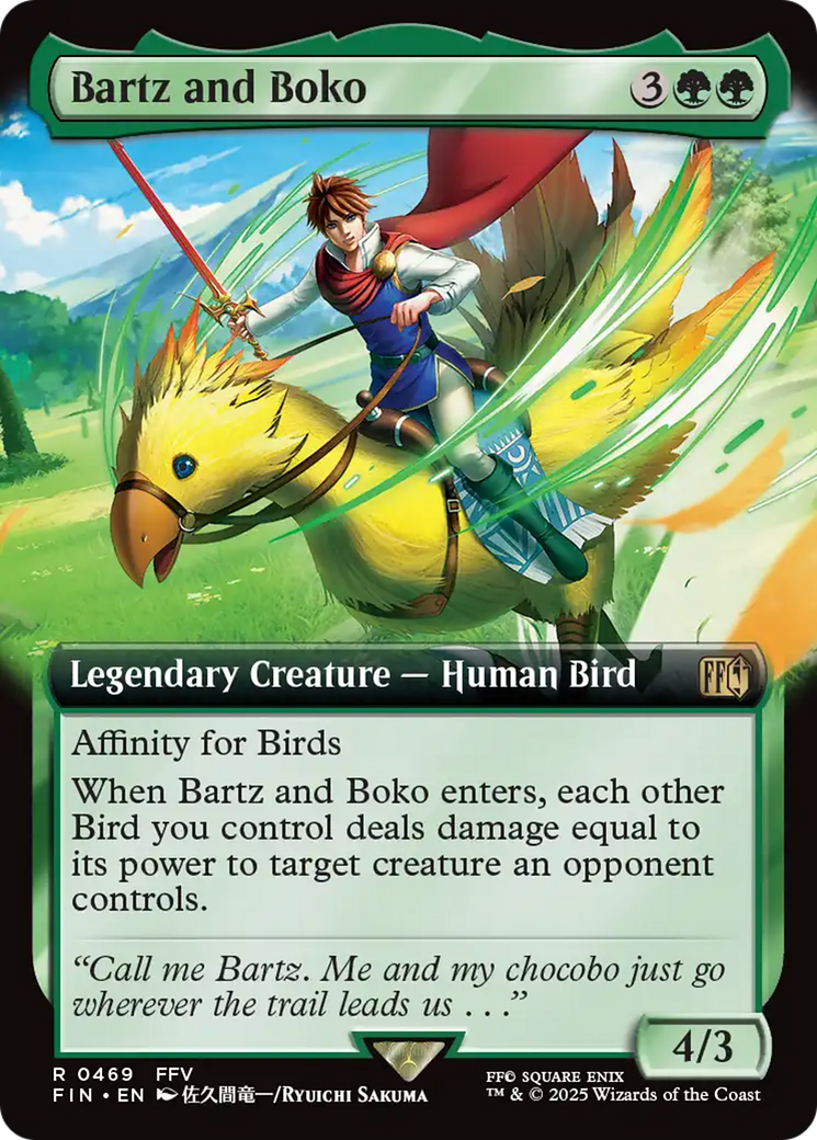Bartz and Boko (Extended Art) [FINAL FANTASY] | Rock City Comics