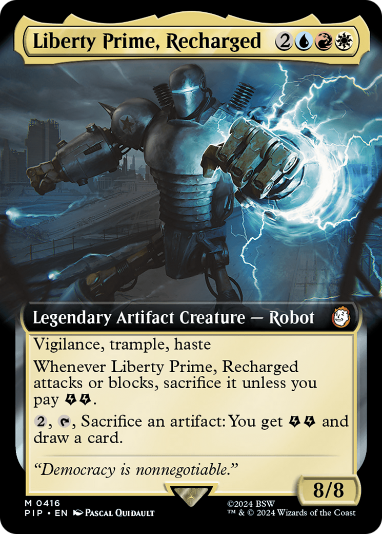 Liberty Prime, Recharged (Extended Art) [Fallout] | Rock City Comics