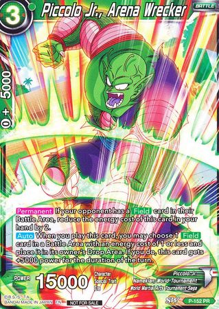 Piccolo Jr., Arena Wrecker (Power Booster: World Martial Arts Tournament) (P-152) [Promotion Cards] | Rock City Comics