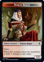 Human Rogue // Food (16) Double-Sided Token [Throne of Eldraine Tokens] | Rock City Comics