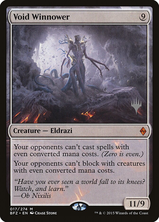 Void Winnower (Promo Pack) [Battle for Zendikar Promos] | Rock City Comics