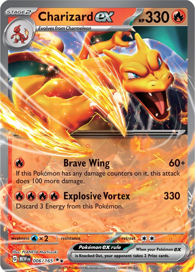 Charizard ex (006/165) [Scarlet & Violet 151] | Rock City Comics