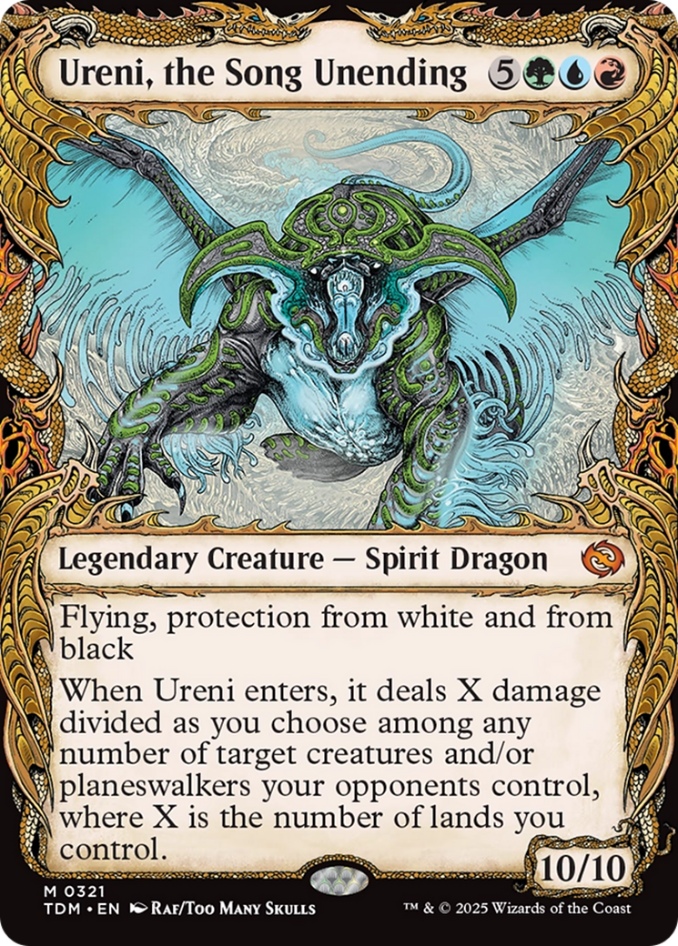 Ureni, the Song Unending (Showcase) [Tarkir: Dragonstorm] | Rock City Comics