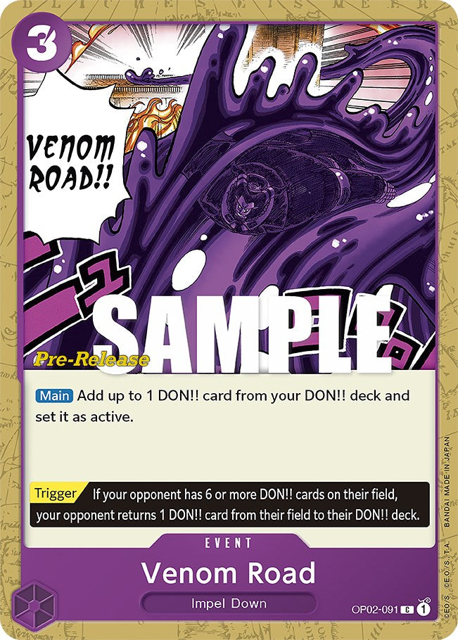 Venom Road [Paramount War Pre-Release Cards] | Rock City Comics