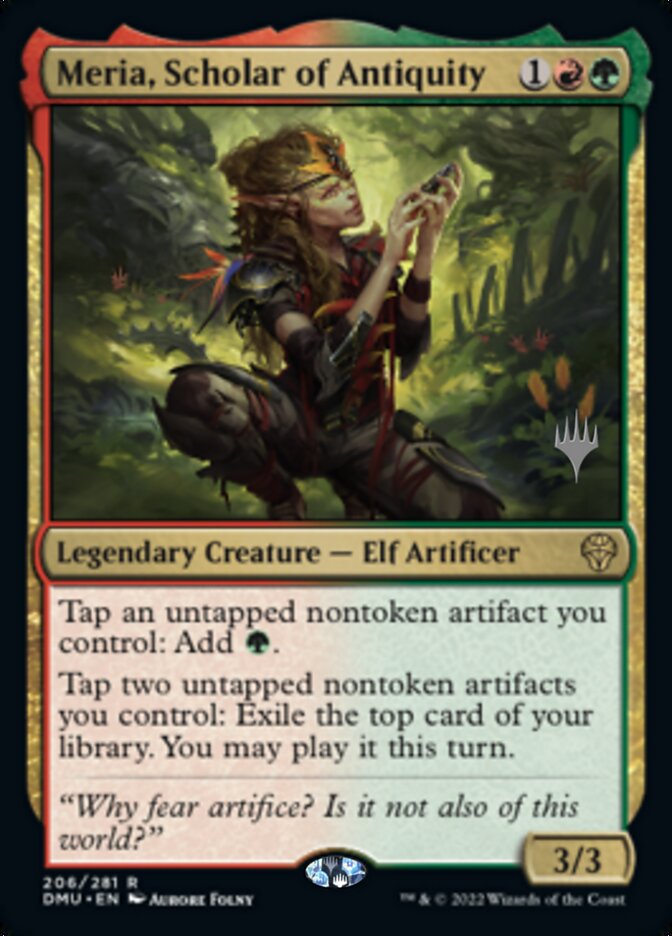 Meria, Scholar of Antiquity (Promo Pack) [Dominaria United Promos] | Rock City Comics