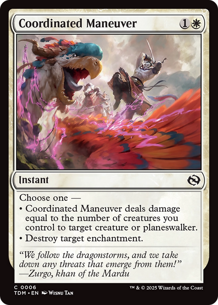 Coordinated Maneuver [Tarkir: Dragonstorm] | Rock City Comics