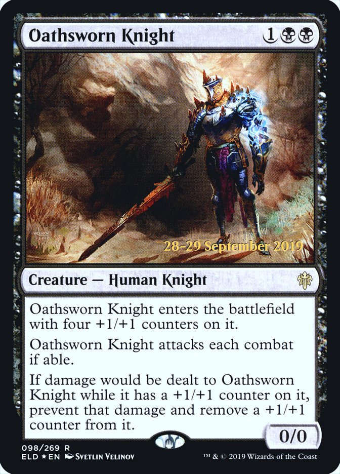 Oathsworn Knight [Throne of Eldraine Prerelease Promos] | Rock City Comics