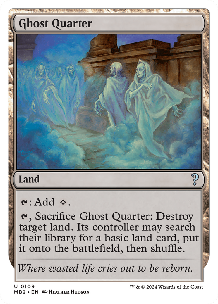 Ghost Quarter (White Border) [Mystery Booster 2] | Rock City Comics