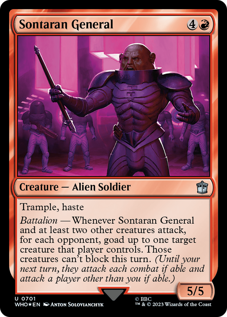 Sontaran General (Surge Foil) [Doctor Who] | Rock City Comics