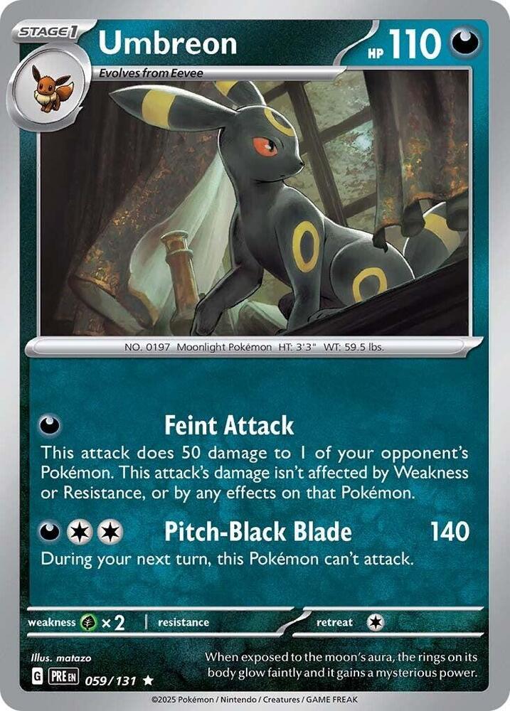 Umbreon (059/131) [Scarlet & Violet: Prismatic Evolutions] | Rock City Comics