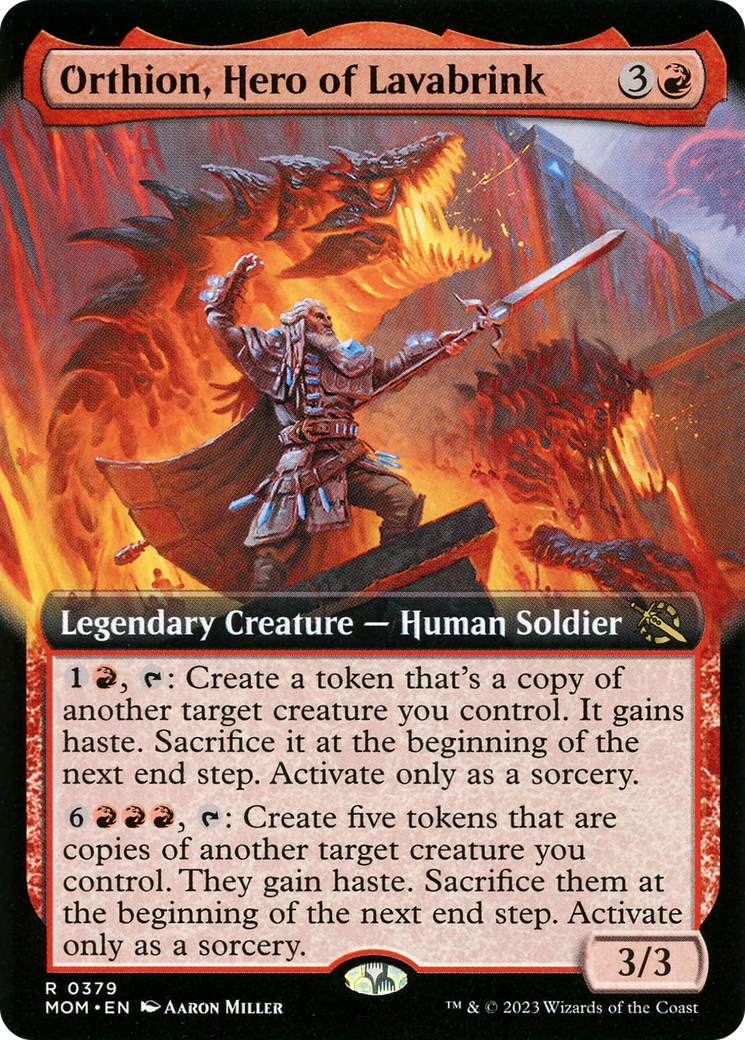 Orthion, Hero of Lavabrink (Extended Art) [March of the Machine] | Rock City Comics
