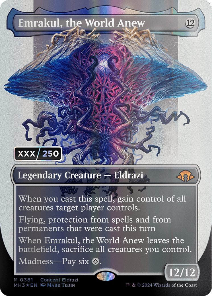 Emrakul, the World Anew (Borderless) (Serial Numbered) [Modern Horizons 3] | Rock City Comics