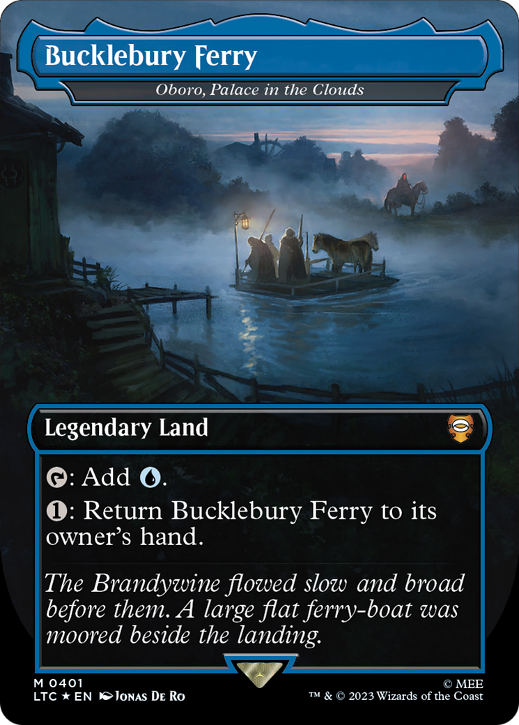 Bucklebury Ferry - Oboro, Palace in the Clouds (Surge Foil Realms and Relics) [The Lord of the Rings: Tales of Middle-Earth Commander] | Rock City Comics