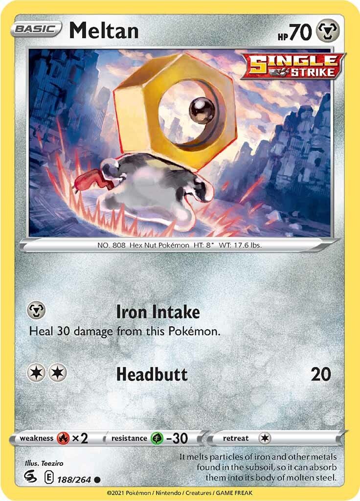 Meltan (188/264) [Sword & Shield: Fusion Strike] | Rock City Comics