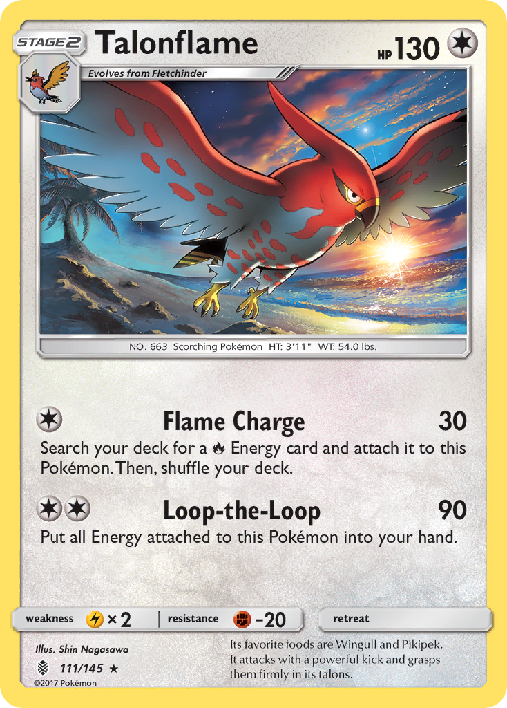 Talonflame (111/145) [Sun & Moon: Guardians Rising] | Rock City Comics