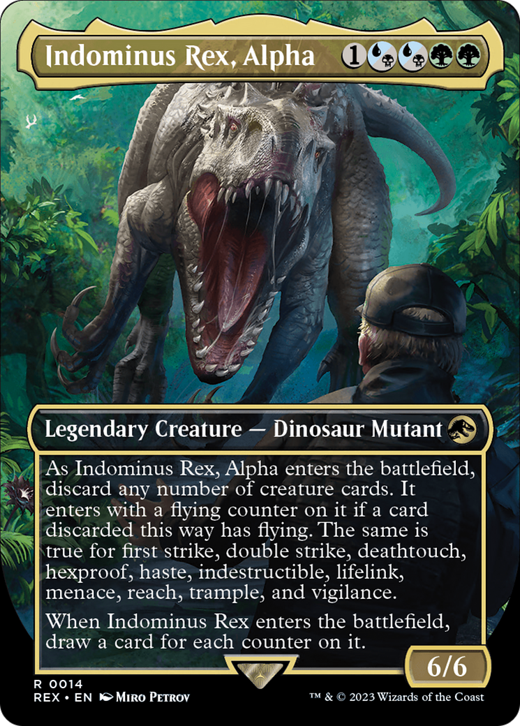 Indominus Rex, Alpha (Borderless) [Jurassic World Collection] | Rock City Comics