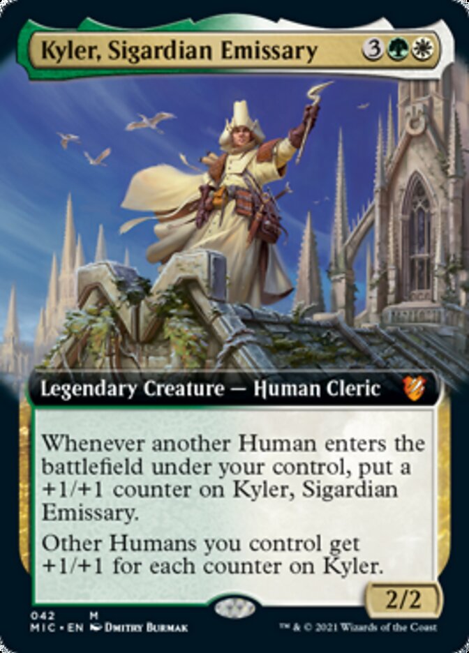 Kyler, Sigardian Emissary (Extended Art) [Innistrad: Midnight Hunt Commander] | Rock City Comics