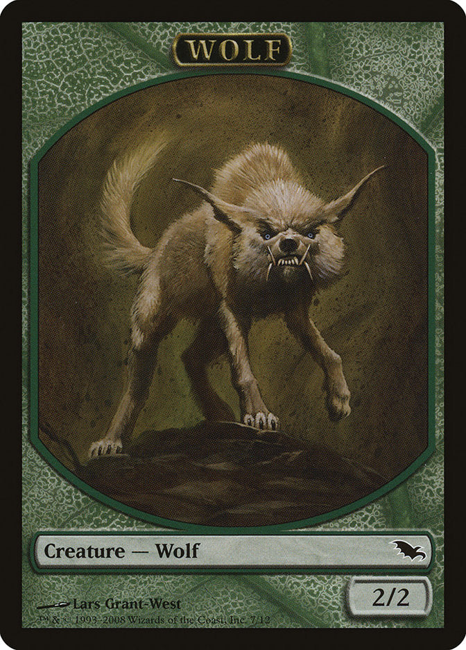 Wolf Token [Shadowmoor Tokens] | Rock City Comics