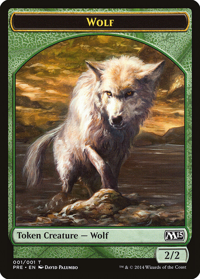 Wolf Token [Magic 2015 Prerelease Promos] | Rock City Comics