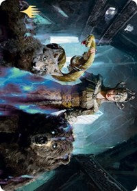 Kolvori, God of Kinship Art Card (Gold-Stamped Signature) [Kaldheim Art Series] | Rock City Comics