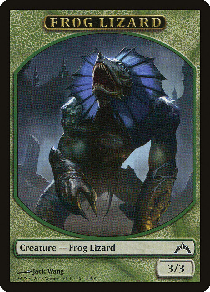Frog Lizard Token [Gatecrash Tokens] | Rock City Comics